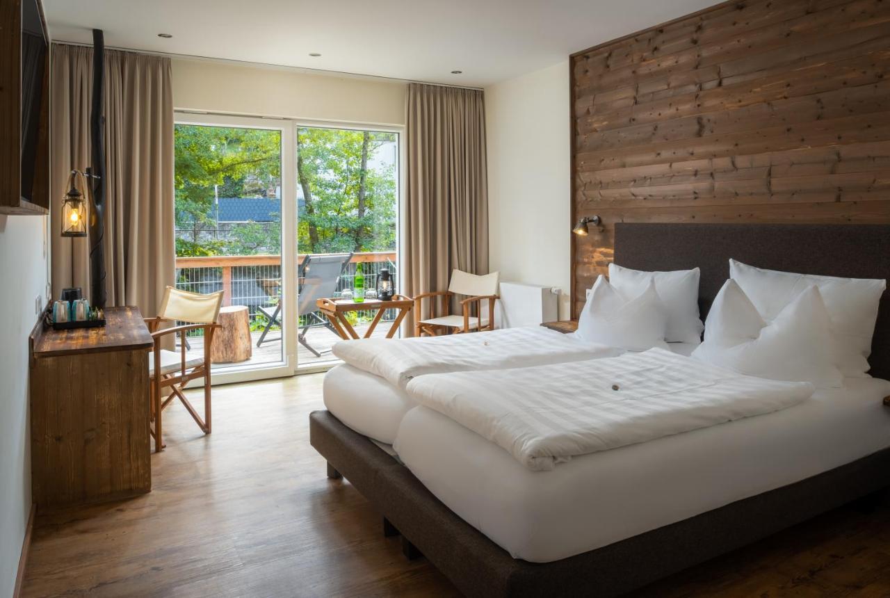 Bodetaler Basecamp Lodge - Bergsport- Und Naturerlebnishotel Рюбеланд Экстерьер фото