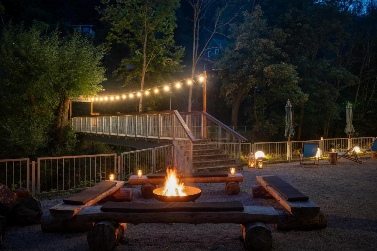 Bodetaler Basecamp Lodge - Bergsport- Und Naturerlebnishotel Рюбеланд Экстерьер фото