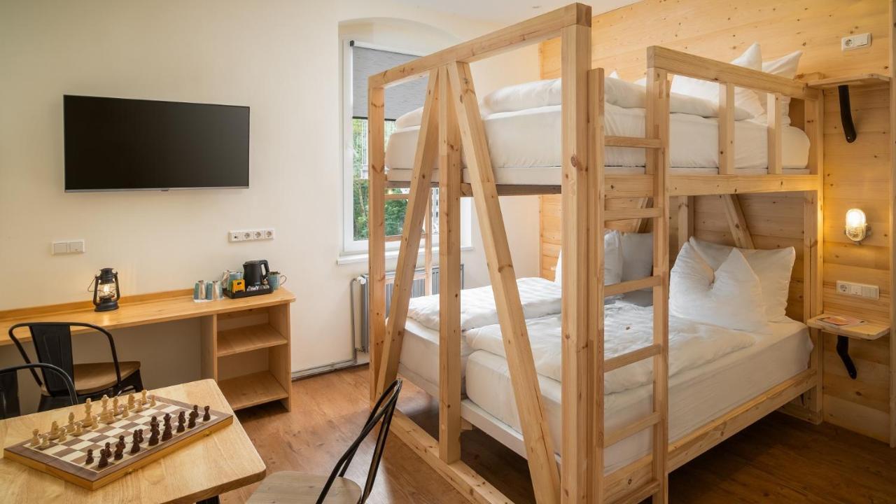 Bodetaler Basecamp Lodge - Bergsport- Und Naturerlebnishotel Рюбеланд Экстерьер фото